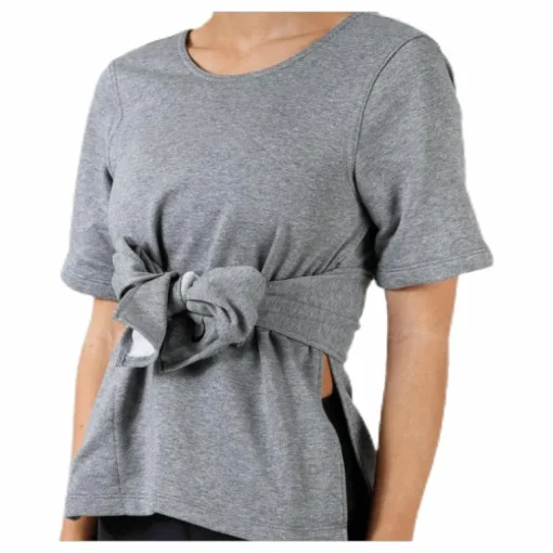 Studio SS Wrap Top Black/Grey