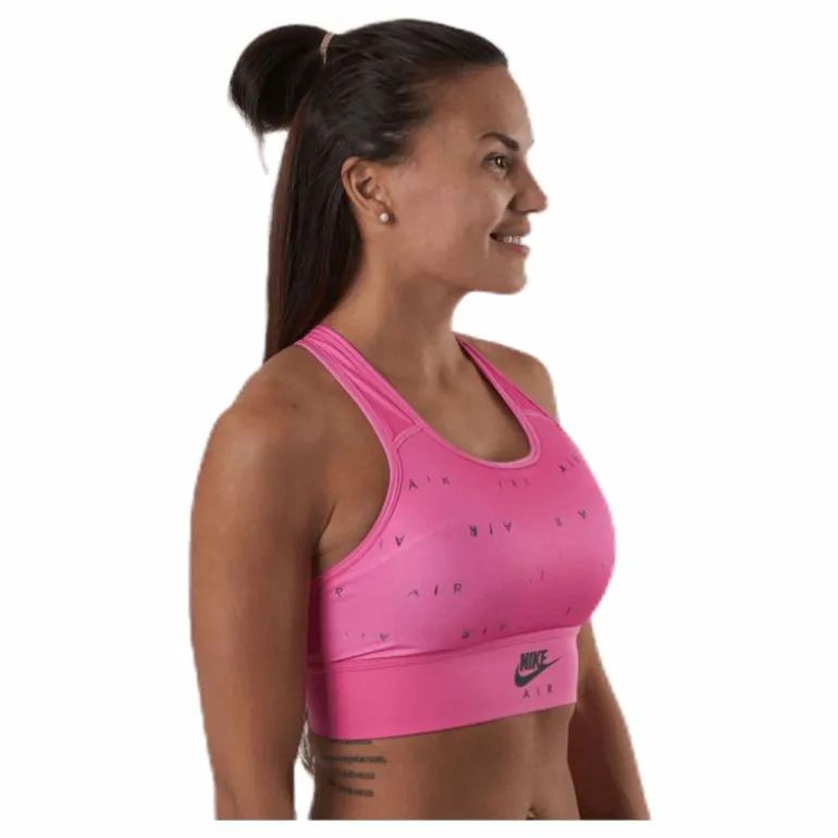 Swoosh Air Bra Print Pink/Black