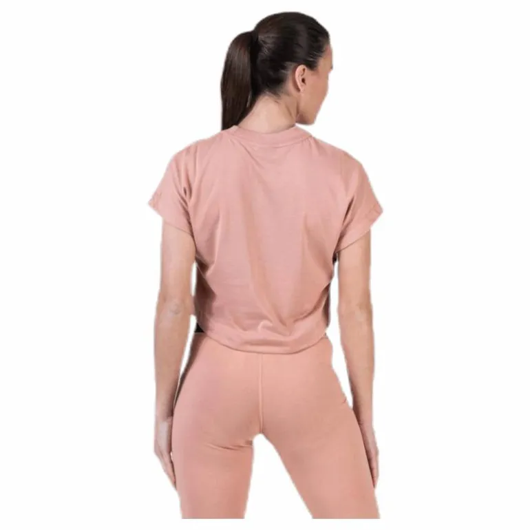 Swoosh SS Crop Top Red