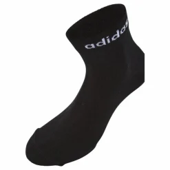 Think Linear Ankle Socks 3 Pairs Black / White