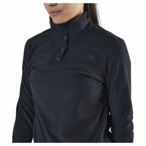 TKA Glacier Snap-Neck Pullover Black