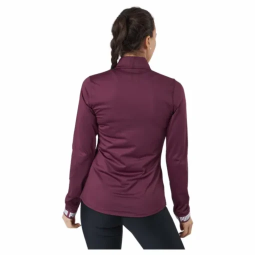 Train Puma Strong 1/4 Zip Grape Wine