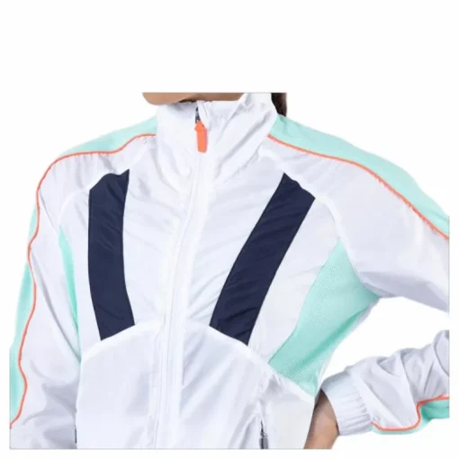 Trophy Zip Jacket White