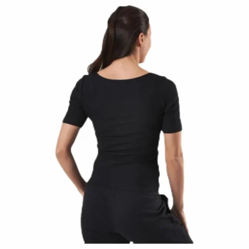 T-shirt Ribbed Black