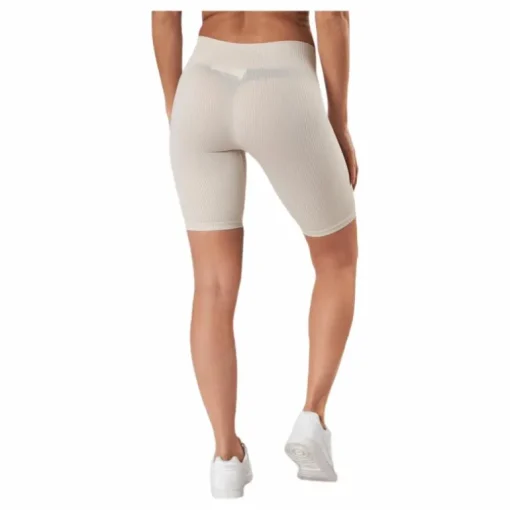 Vicky Rib Seamless Shorts Grey