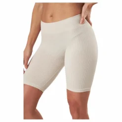 Vicky Rib Seamless Shorts Grey