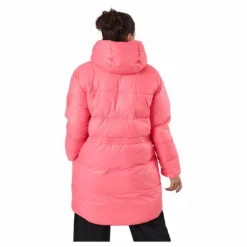 W. Mid Length Shiny Jacket Happy Pink