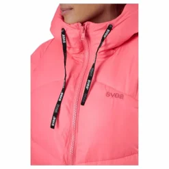 W. Mid Length Shiny Jacket Happy Pink