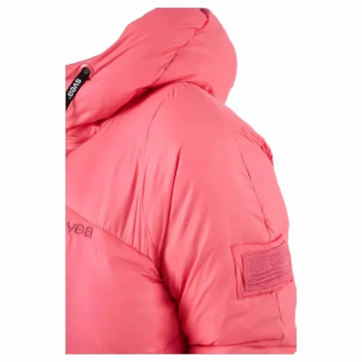 W. Mid Length Shiny Jacket Happy Pink