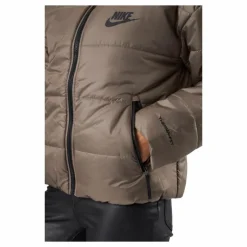 W Nsw Syn Tf Rpl Hd Jkt Olive Grey/black/black