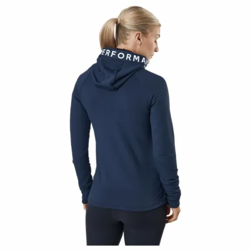 W Rider Zip Hood Blue Shadow