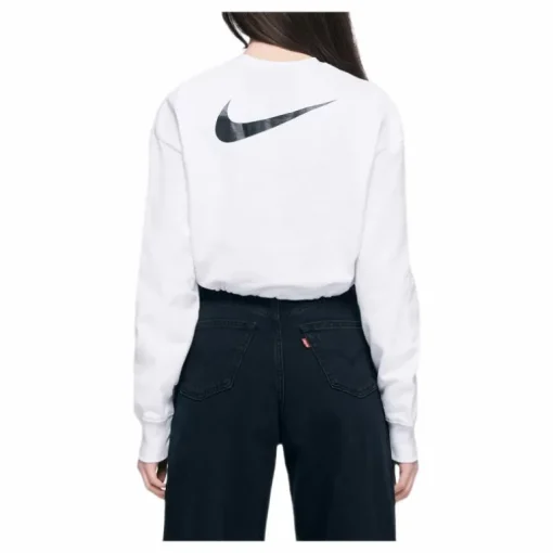 W Sportswear Swoosh Crew White