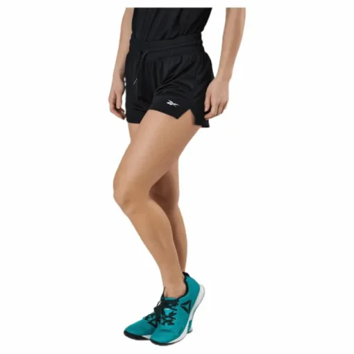 Wor Knit Poly Short Black