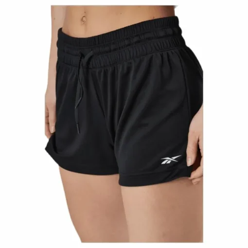Wor Knit Poly Short Black
