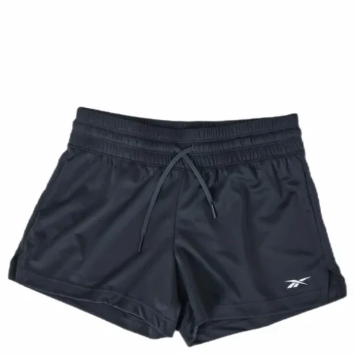 Wor Knit Poly Short Black